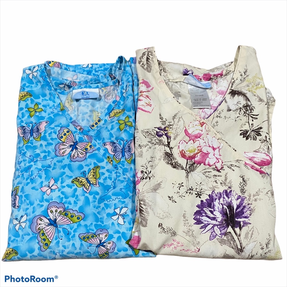 Scrub Top Bundle, 2X